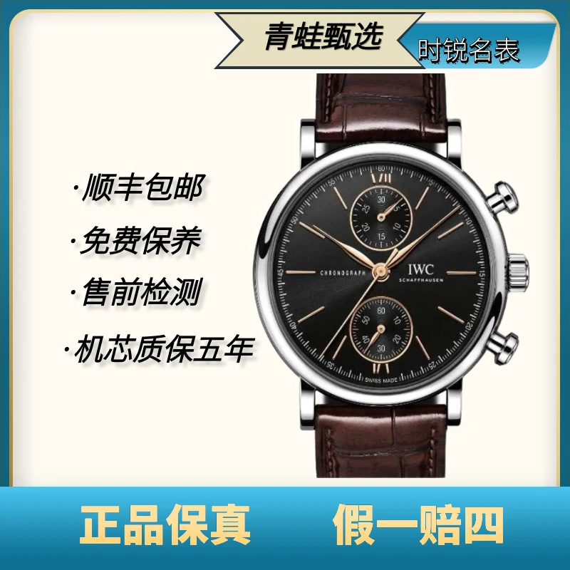 99新 IWC/万国 柏涛菲诺系列/自动机械/39mm/型号：IW391404