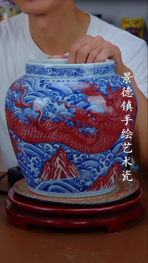 现代景德镇手工手绘陶瓷摆件66