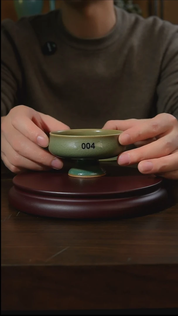 杯子瓷汝州原产地原矿仿古老釉q004