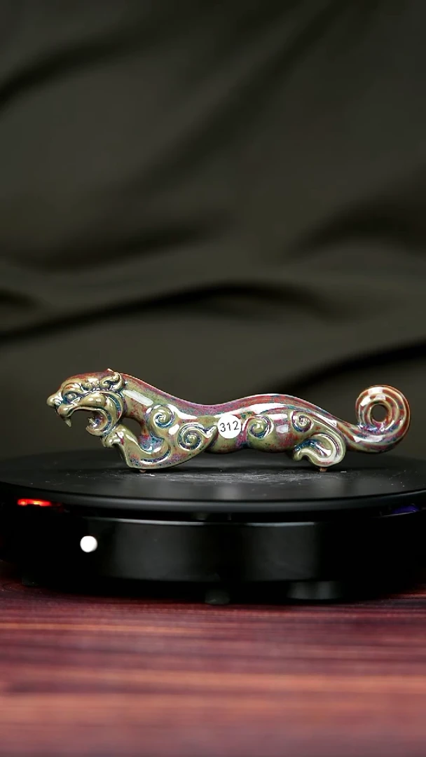 杯子钧瓷用****3312#于大鹏一级品原矿钧瓷虎符