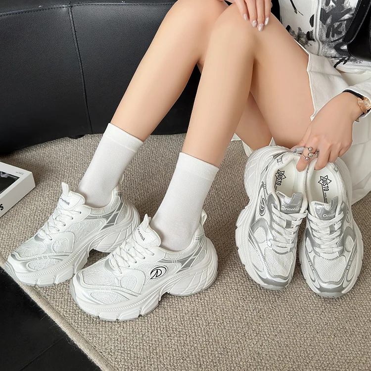 DUSTO/大东老爹鞋女鞋新款时尚百搭舒适运动户外登山鞋增高鞋0352