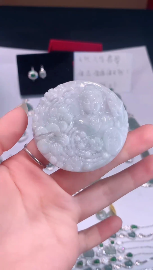 颈饰未镶嵌翡翠0芹0翡翠珠宝705