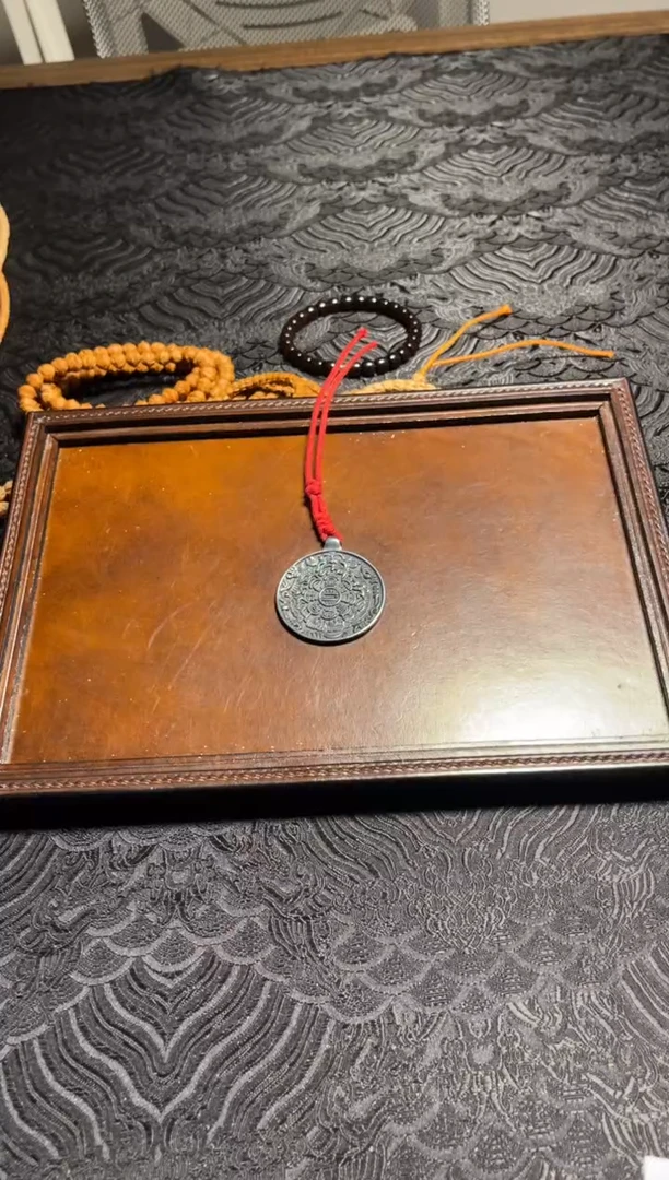 手串柏香籽/百香籽小鱼出品--九宫八卦牌