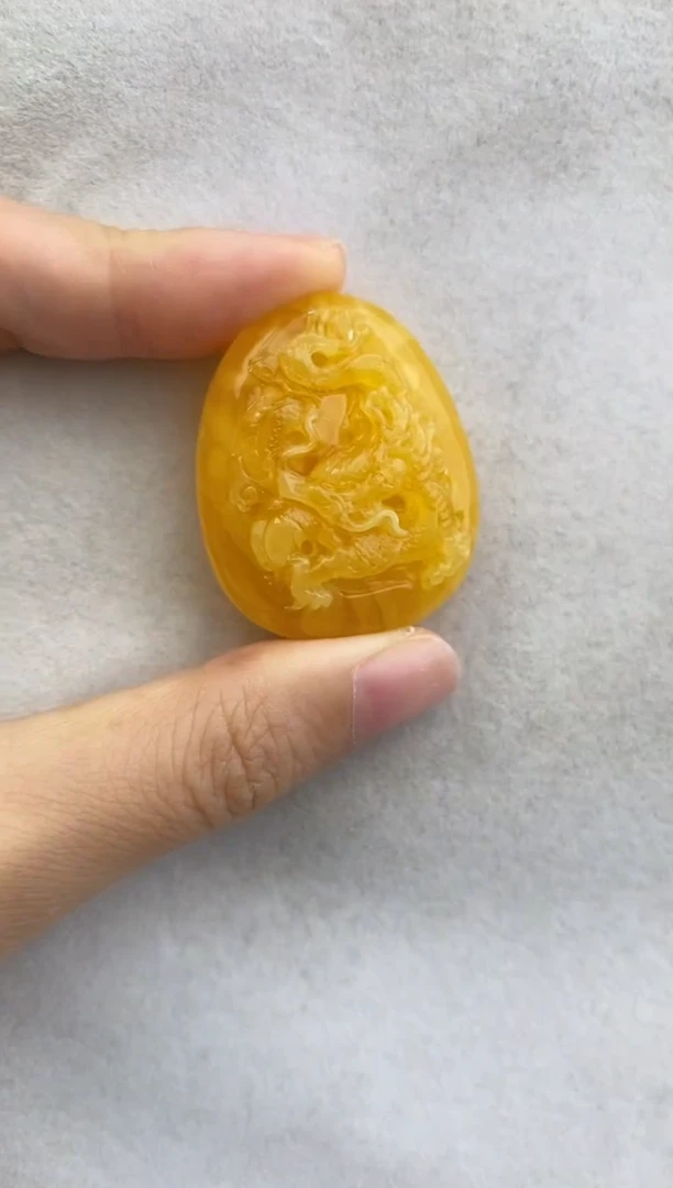 未镶嵌琥珀裸石10714083-吊坠