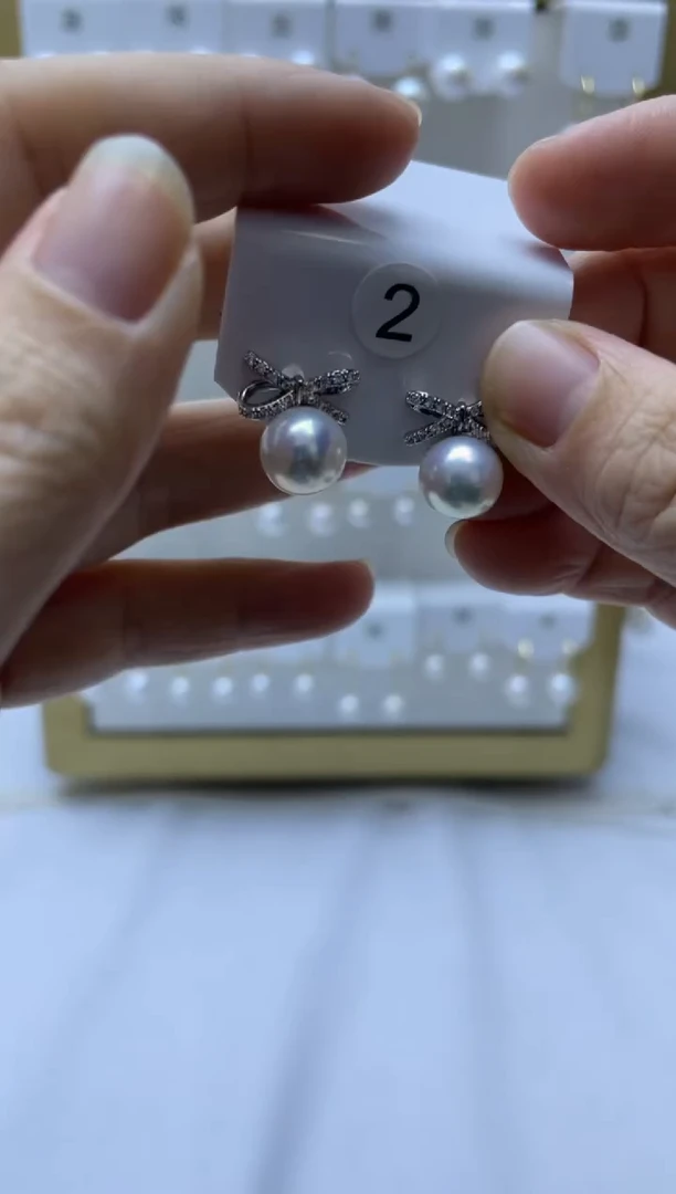 未镶嵌耳饰淡水珍珠2
