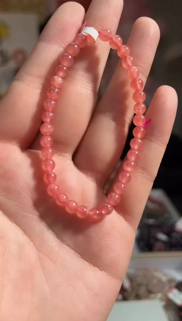 【闪购商品】菱锰矿（红纹石）手绳未镶嵌96多样性发其一