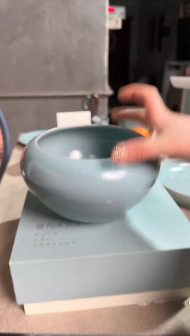 【闪购商品】大西湖月建水-云端釉开窑-羊