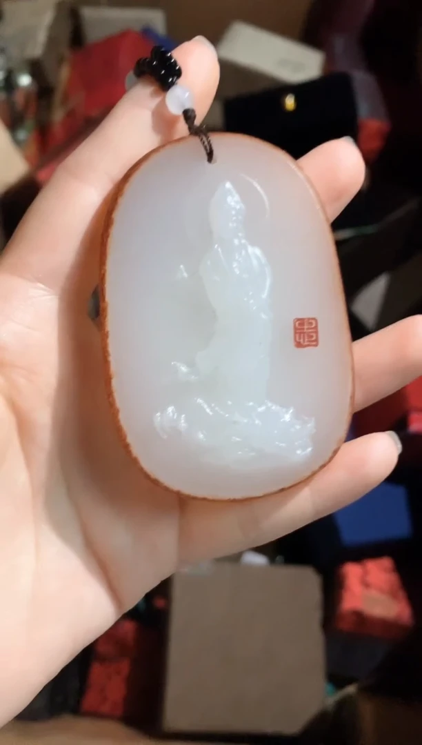 和田玉（子料）未镶嵌颈饰永玉阁精品专属摆件