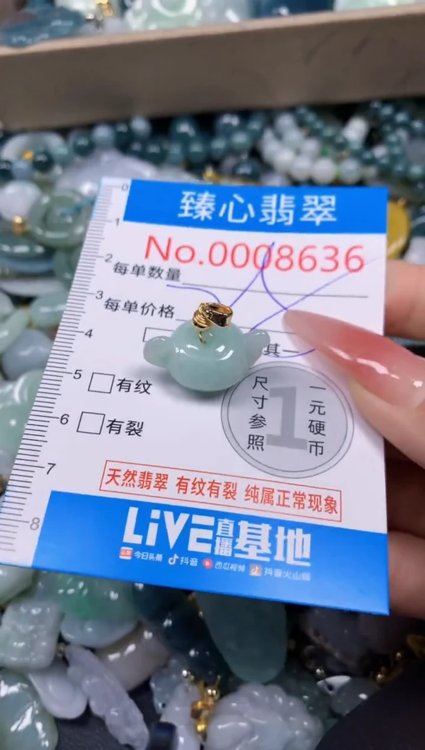 【闪购商品】翡翠颈饰未镶嵌含绳0008626