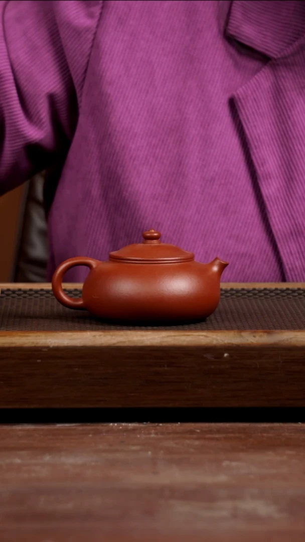 茶壶紫砂红沉香寒江200CC