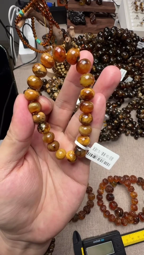 【闪购商品】琥珀手链未镶嵌抚顺琥珀蜜蜡