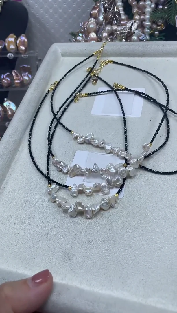 【闪购商品】淡水珍珠项链未镶嵌【纯恬珍珠】（多样性发货发一）