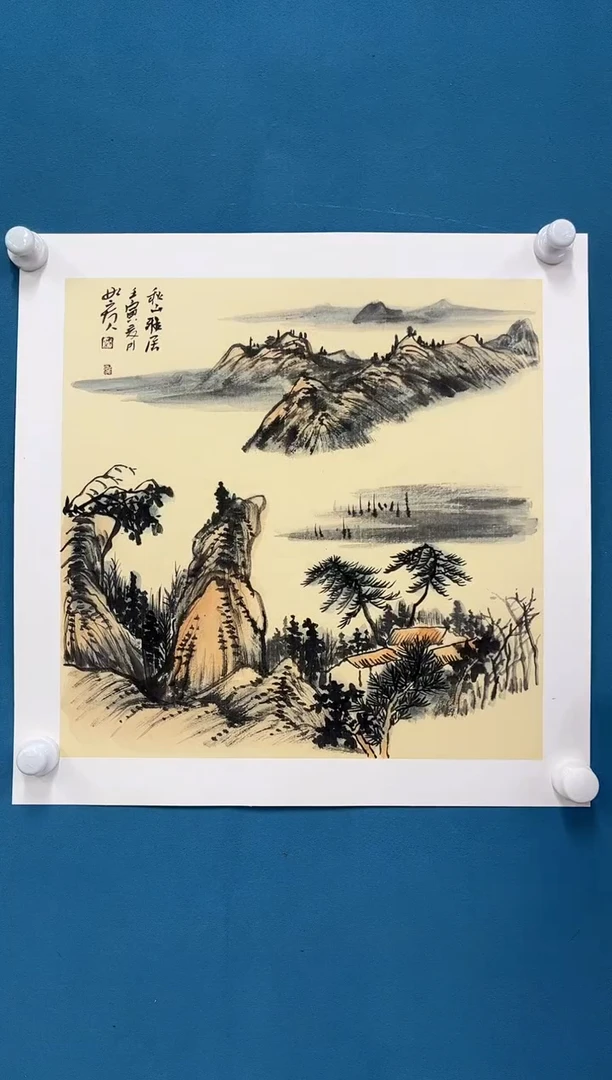 国画9.28zz-武如广-不带国检证书-50斗方卡纸