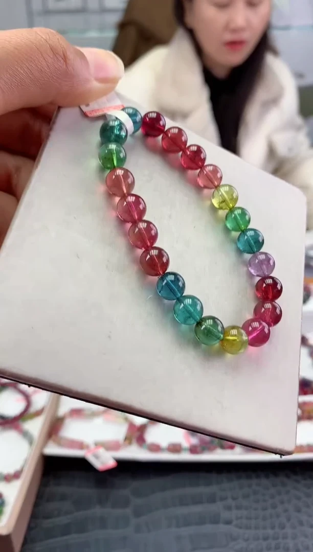 未镶嵌手串碧玺多样性发一条