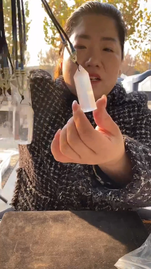 未镶嵌珠宝半成品水晶白水晶吊坠D507多样性发其一