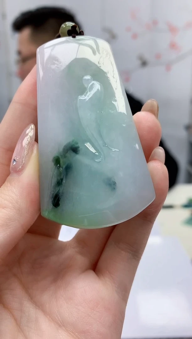 【闪购商品】定制翡翠未镶嵌5152jw-毛货挂件83