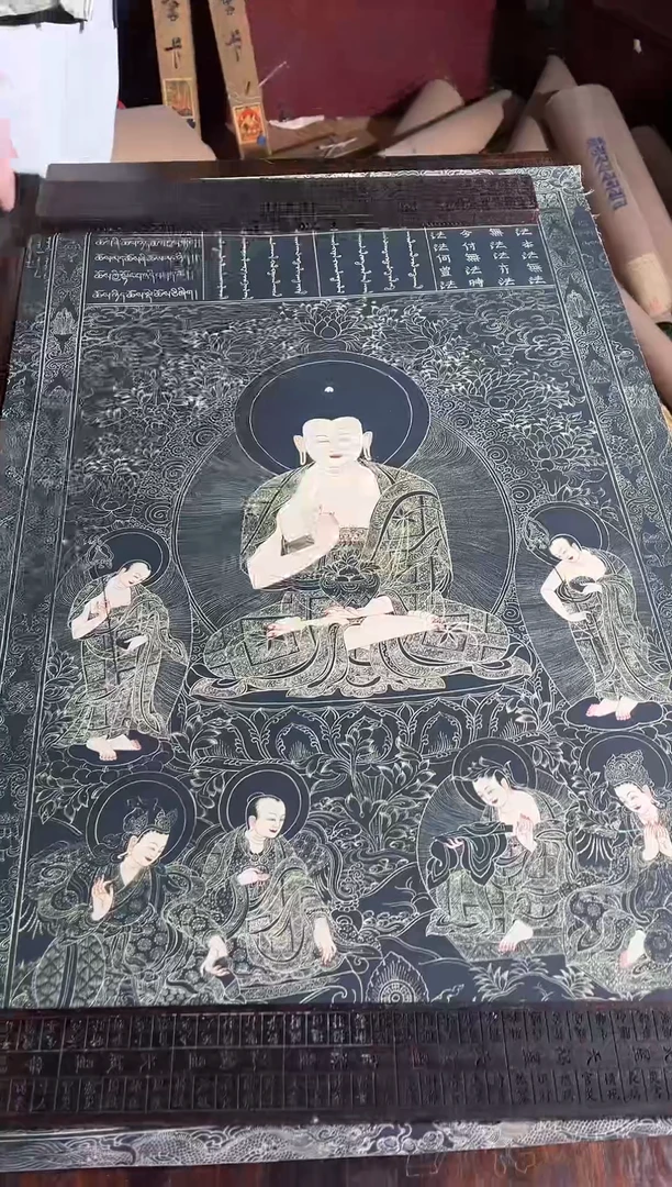 卷轴画东东唐卡tk160