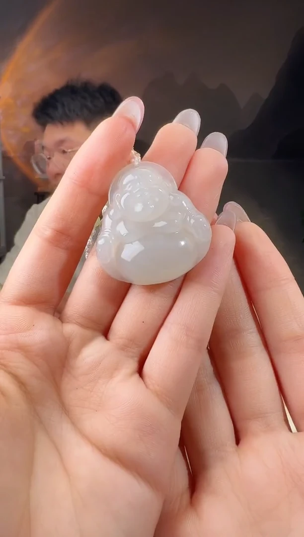颈饰未镶嵌和田玉37佛公