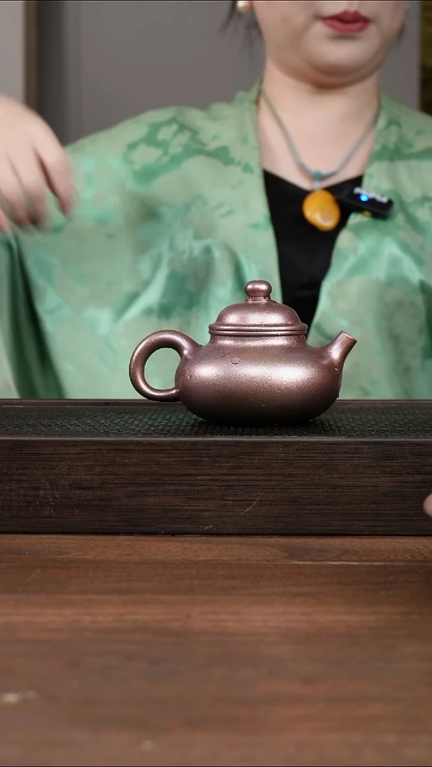 茶壶紫砂贝壳烧容天     200CC    粉色