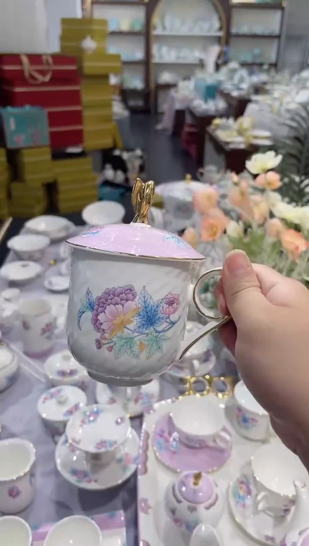 36%以上骨粉骨瓷盖杯