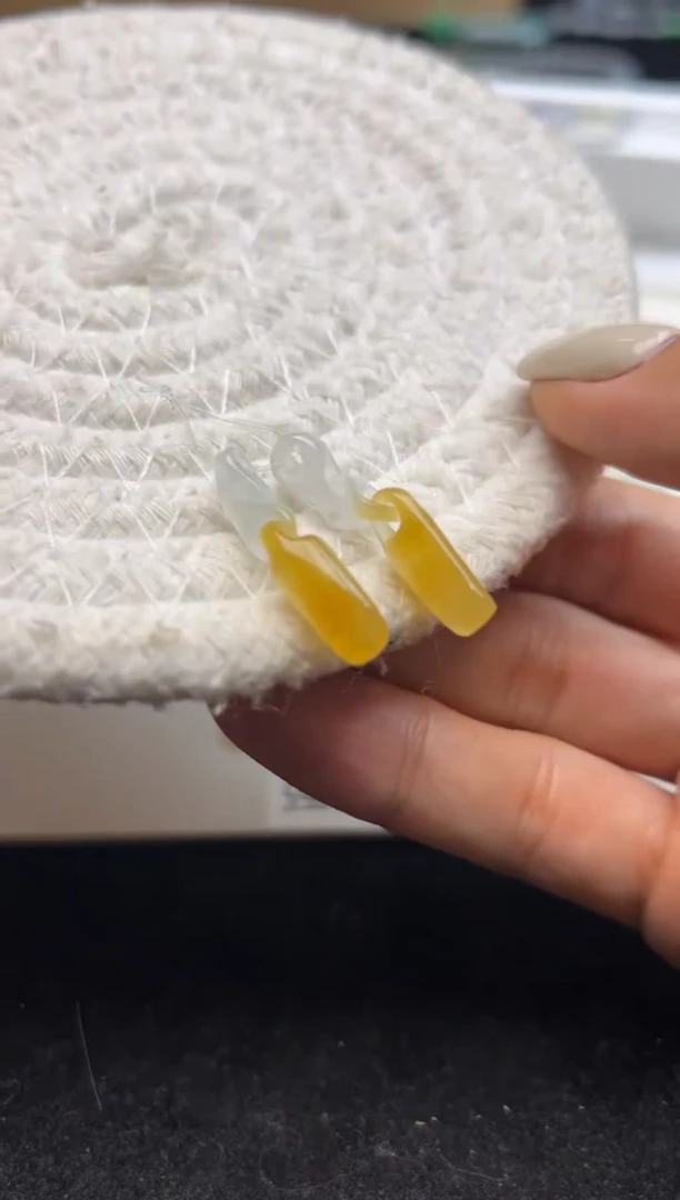 未镶嵌定制翡翠8000+800冰黄龙骨无事柱-lm116