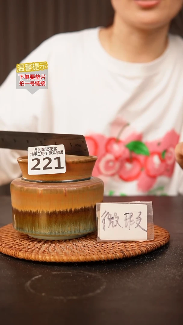 瓷片221内口径约  9外高约9