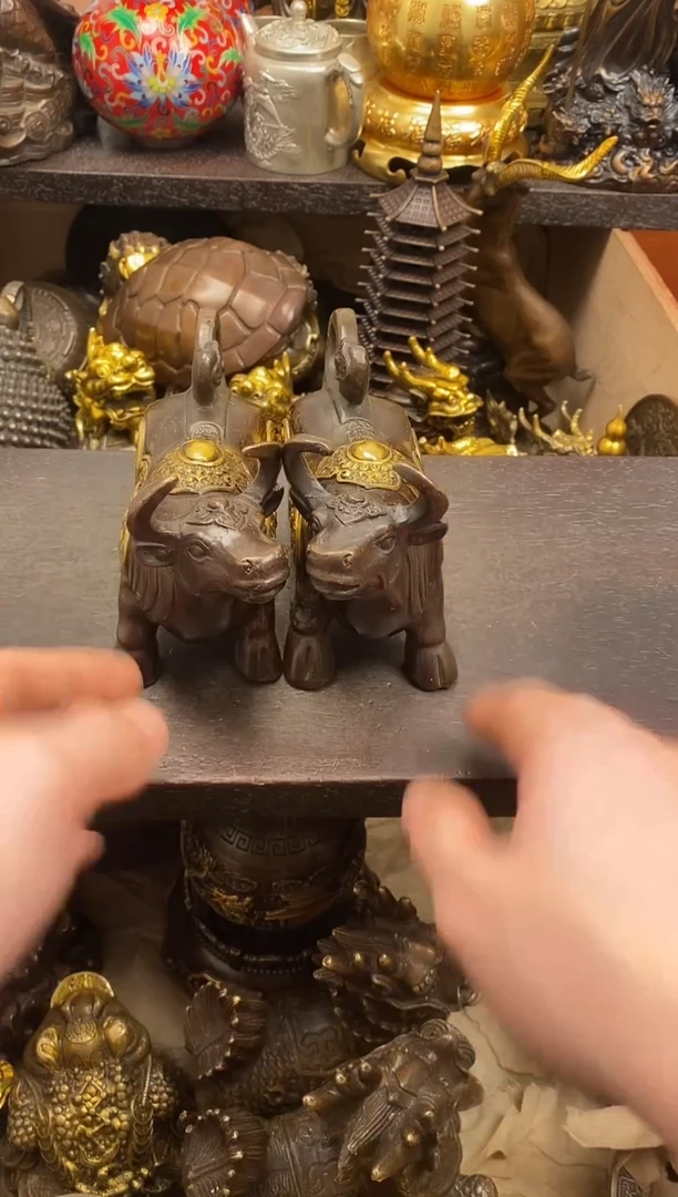 案台摆件 物品摆件 一对