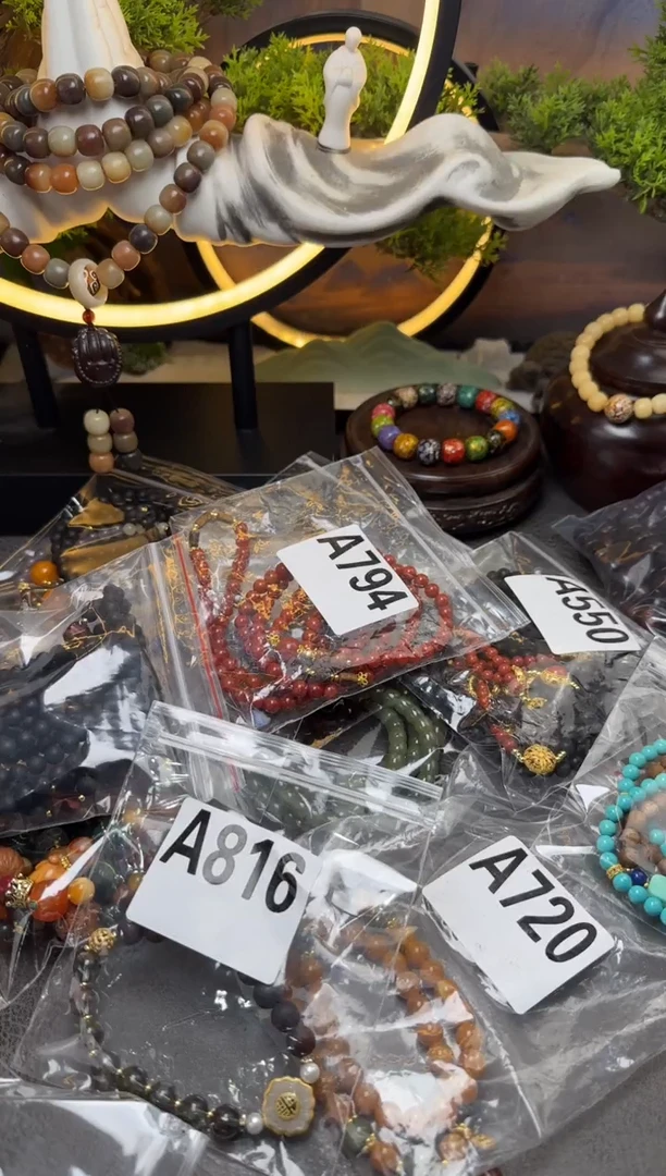 【闪购商品】玛瑙/玉髓手链未镶嵌A862 多宝溏心玛瑙