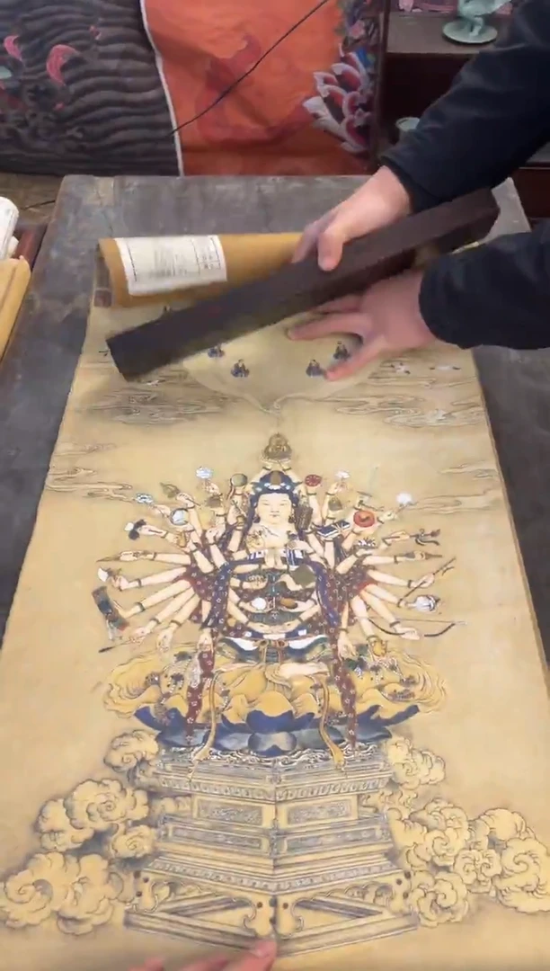 卷轴画大朱画院老六专属AA68