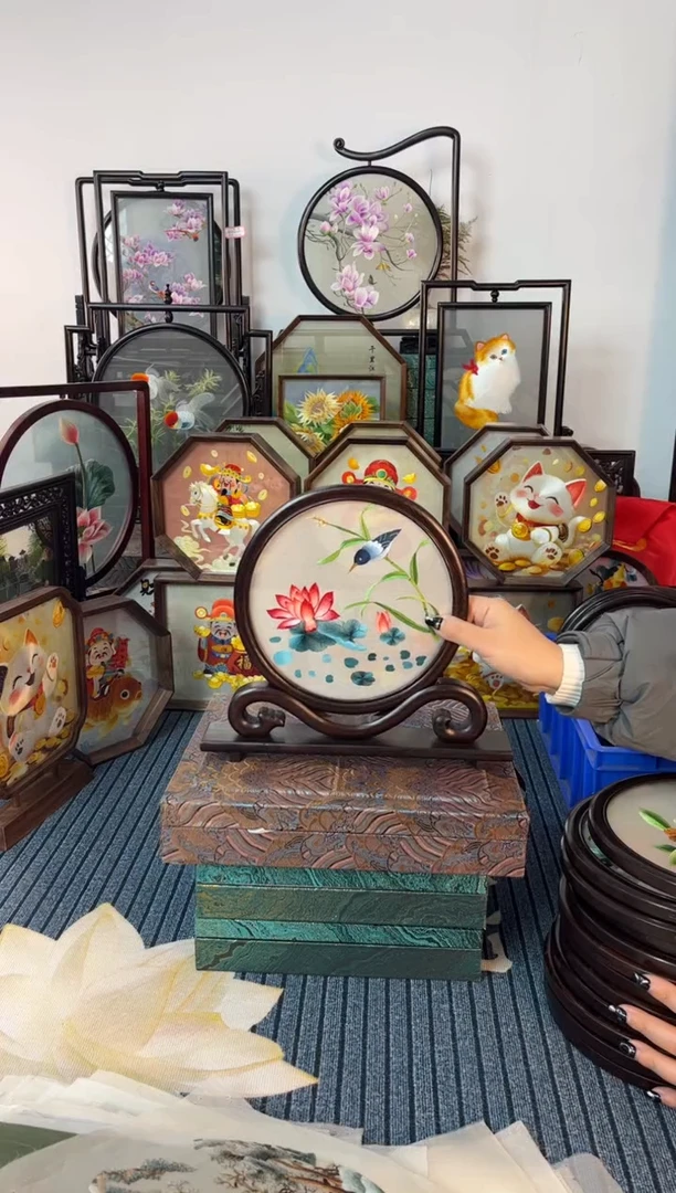 刺绣苏绣手工刺绣绣品