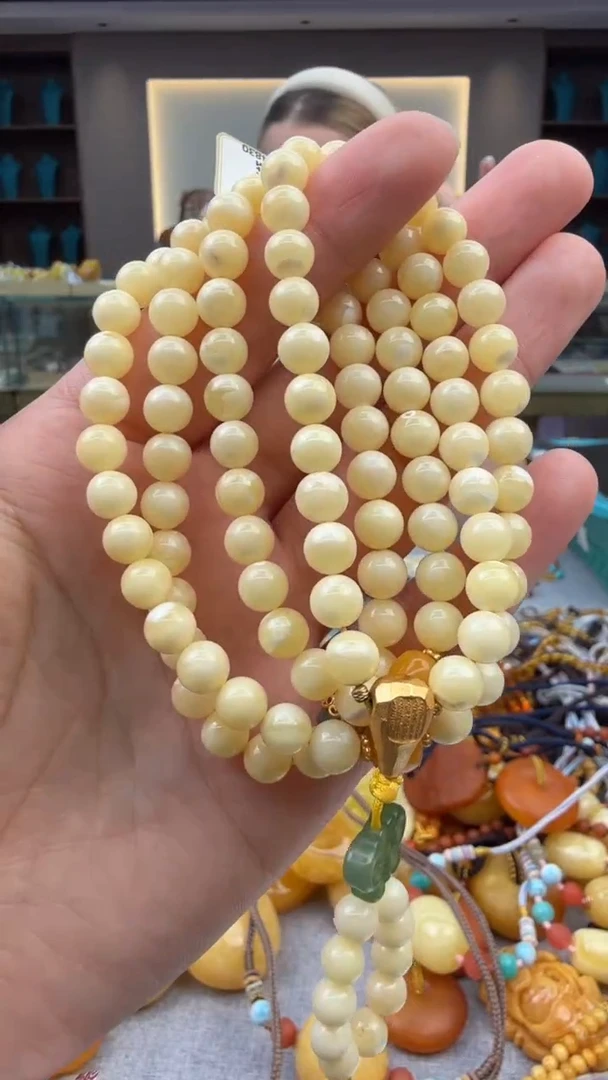未镶嵌颈饰琥珀48秒拍号 假一罚三