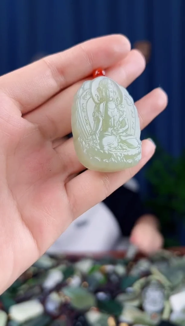 未镶嵌和田玉挂件拍一发一
