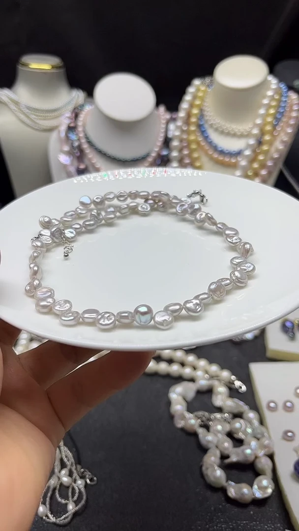 颈饰未镶嵌淡水珍珠多人