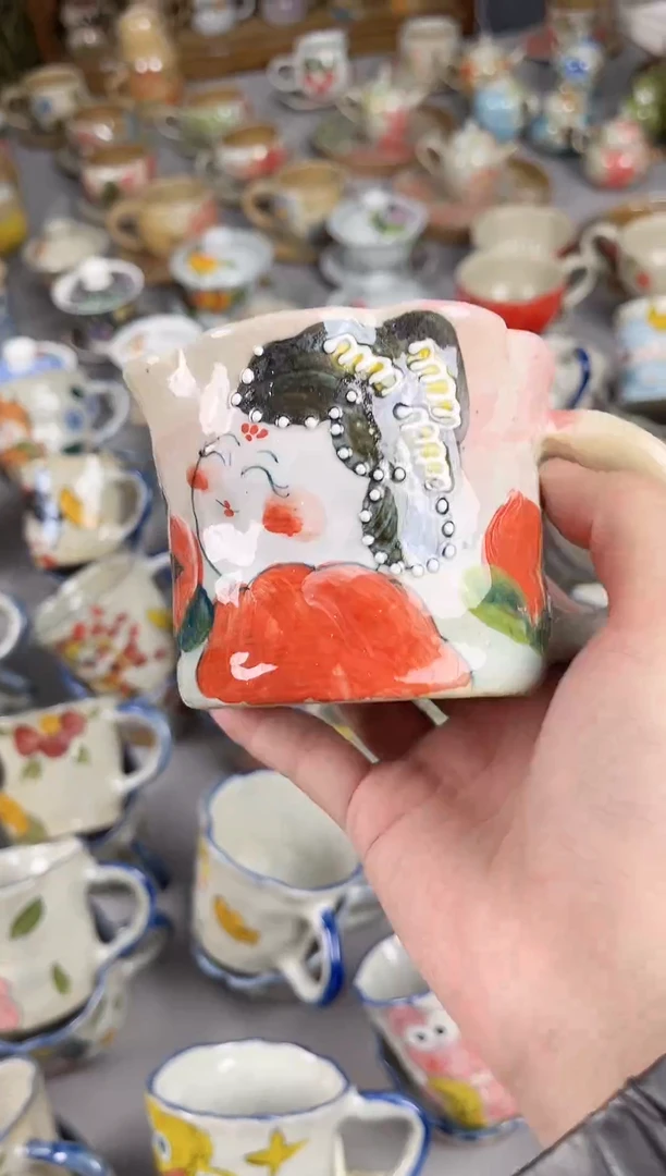 【闪购商品】手绘高温釉下彩陶瓷