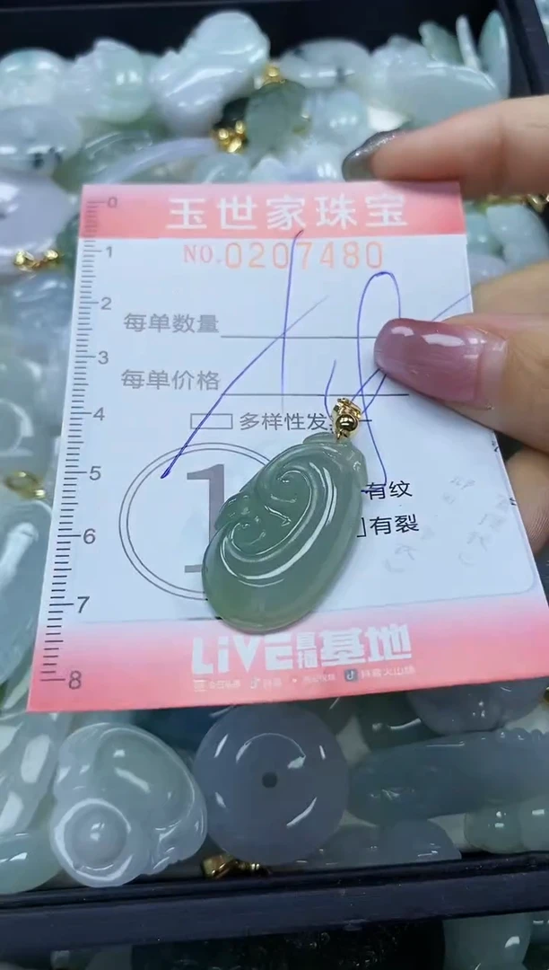 【闪购商品】翡翠颈饰未镶嵌闪购0207480多样性发其一