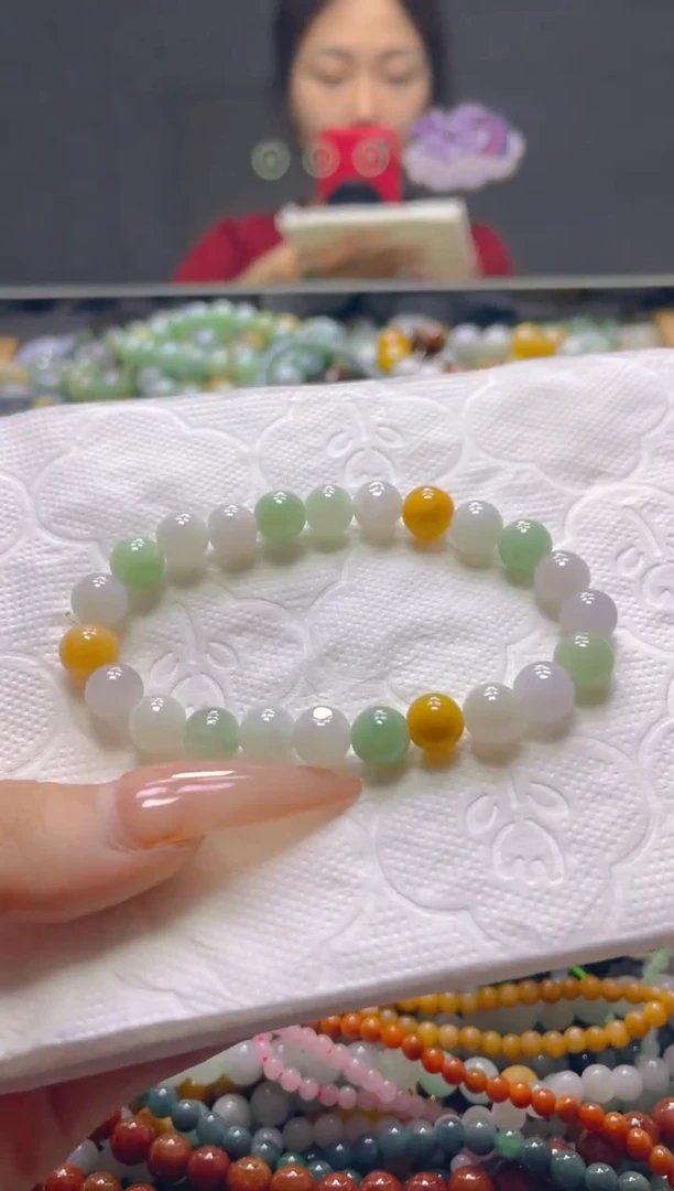 颈饰未镶嵌翡翠7MM