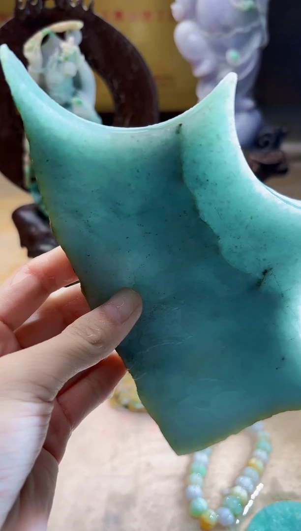 未镶嵌挂件翡翠A货柠优8268