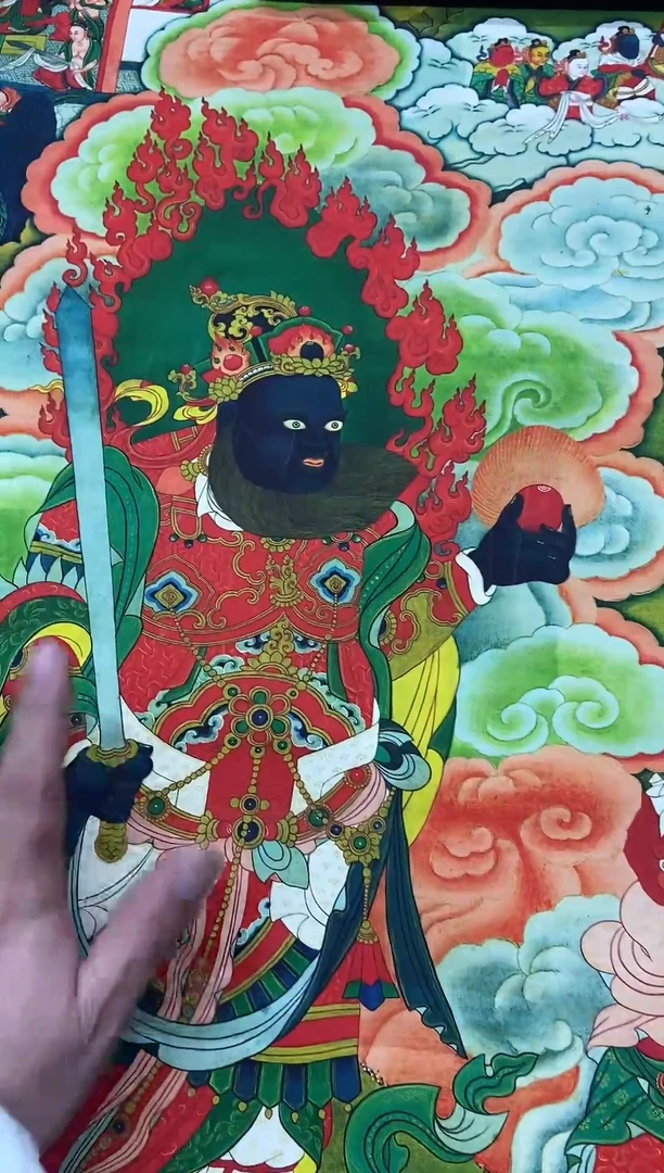 卷轴画精品挂饰 唐卡tk16068