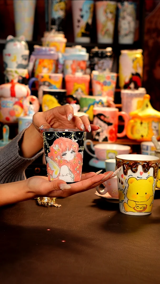 景德镇手工手绘杯杯