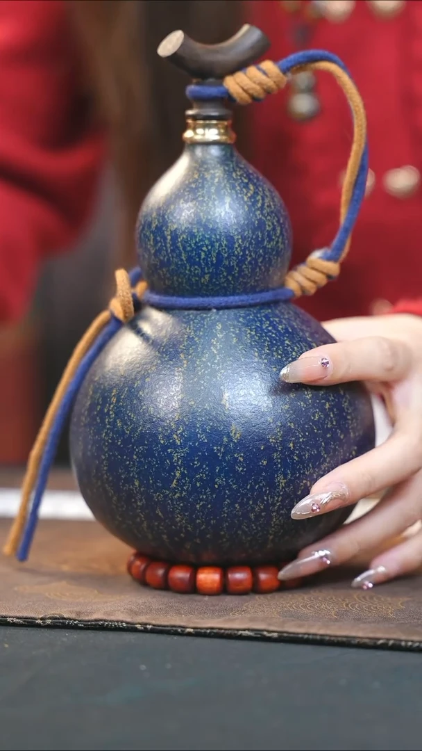 【闪购商品】WX131大漆酒葫芦不包手串及旋转底座