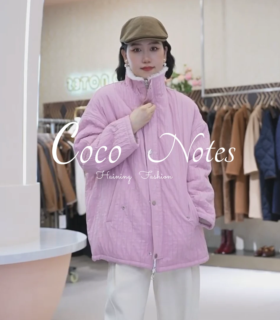 COCO NOTES【一件过冬】777新款韩系慵懒风宽松百搭保暖羊羔毛外套
