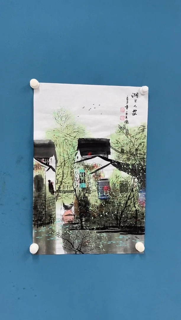 【闪购商品】国画2.2-王夫怀-四尺三开23