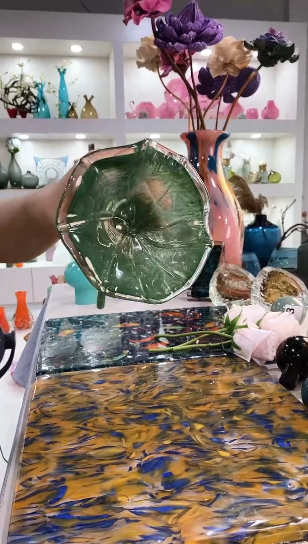 慕忆家手作琉璃花瓶