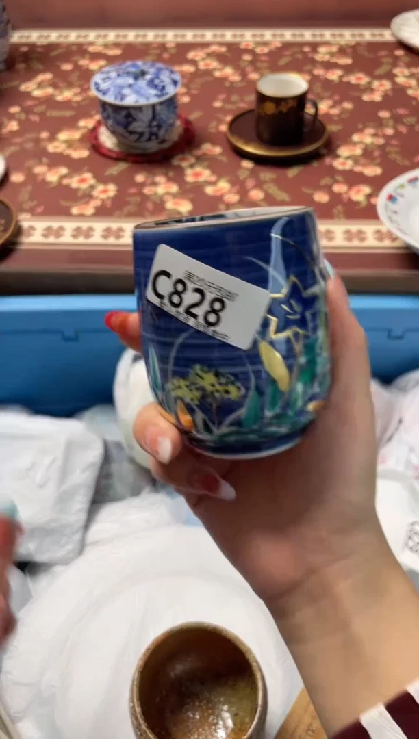 瓷片凤**里瓷器瓷器C828