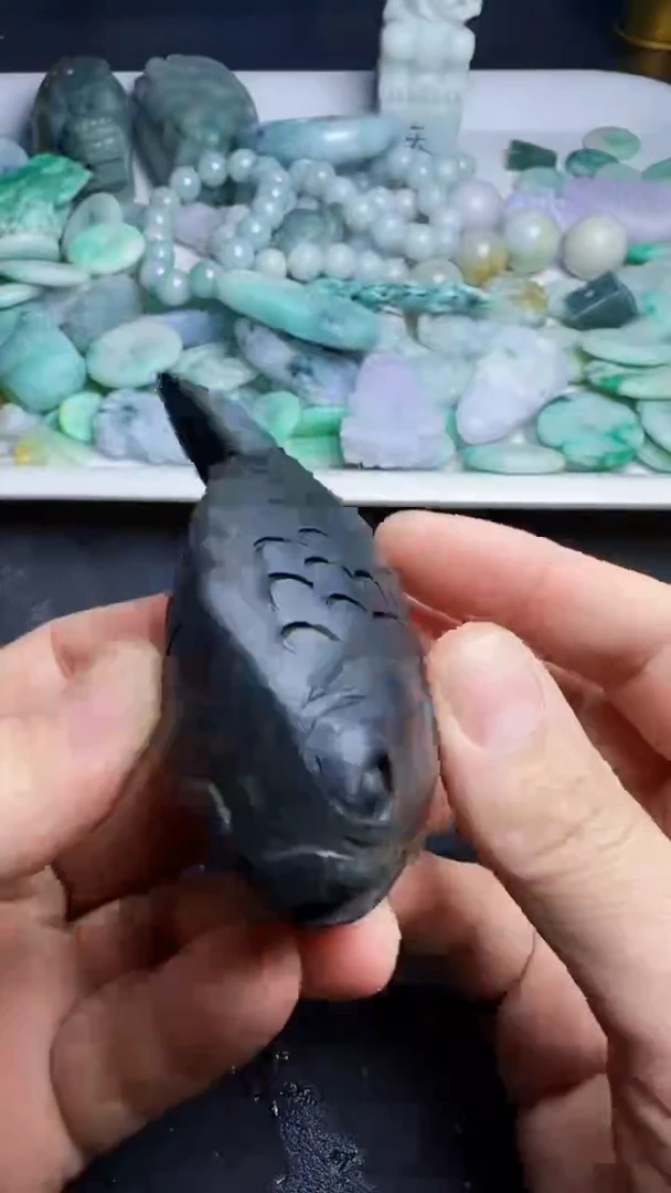 颈饰未镶嵌翡翠天然A货翡翠1