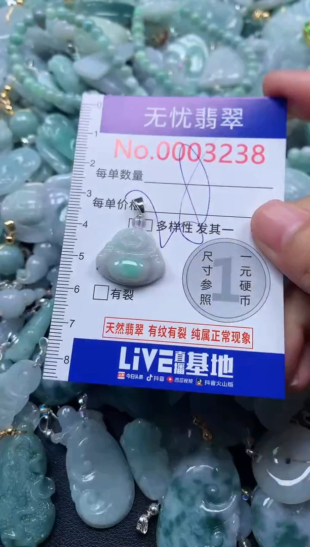 颈饰未镶嵌翡翠3238