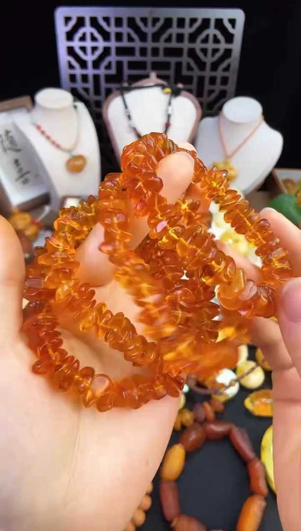 未镶嵌琥珀珠宝奇石多样性发其一