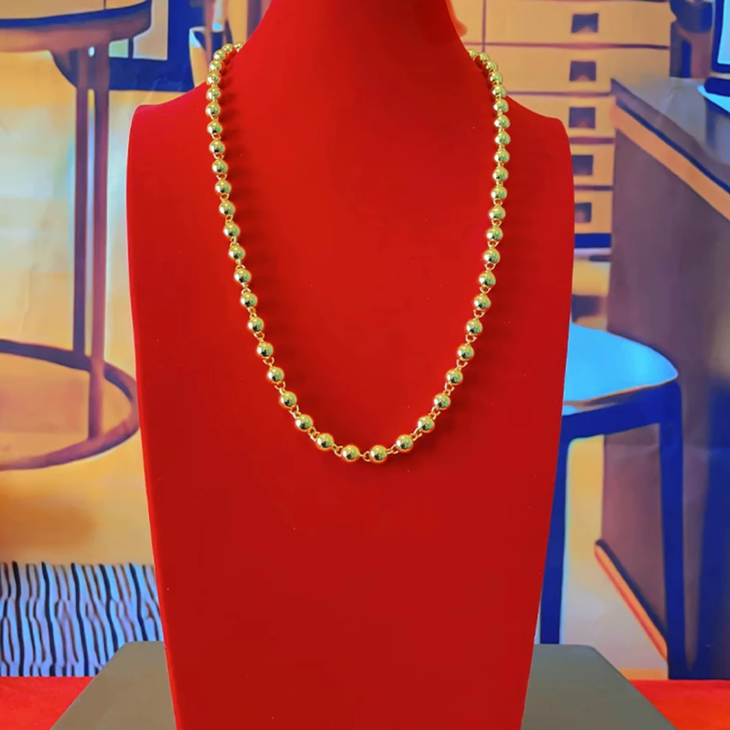 合金项链 合金圆珠项链