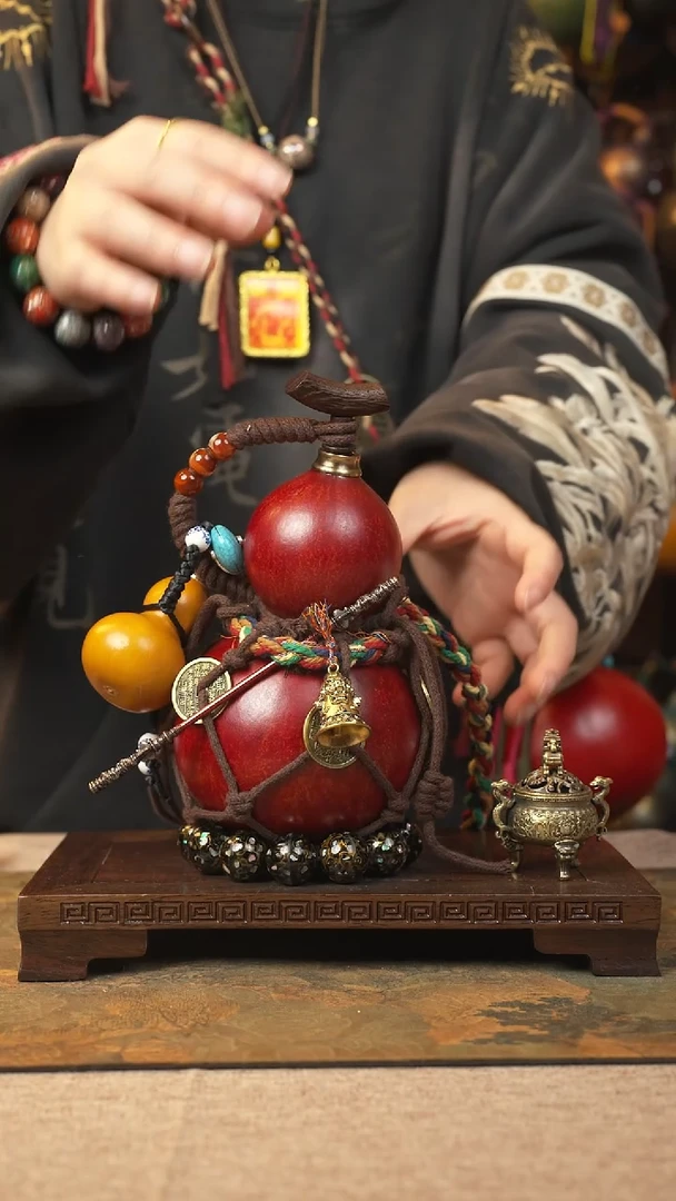 【闪购商品】383大漆葫芦一物一拍记葫堂出品