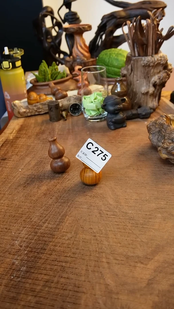 C275鹰瞳手作硬木工艺小葫芦